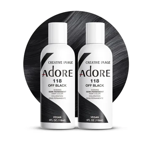 Vista 80 de Adore Tinte semipermanente morado para el cabello, vegano y libre de crueldad, 4 onzas líquidas, 090 Lavender (paquete de 1)