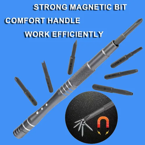 Vista 3 de Juego de destornilladores de precisión, 30 en 1 juego de destornilladores magnéticos