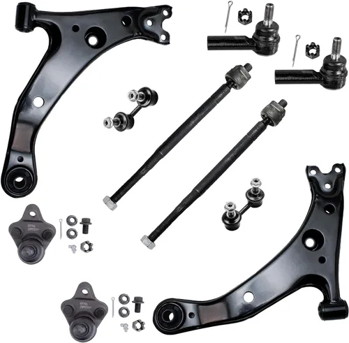 Vista 21 de Detroit Axle - Kit de suspensión delantera de 10 piezas para Hyundai Accent 2006-2011, 2 brazos de control inferiores, 4 barras de acoplamiento