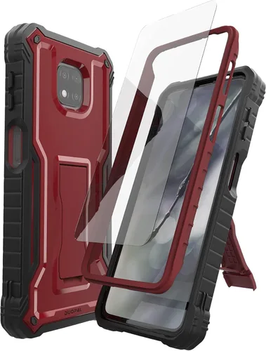 Vista 9 de DUOPAL Funda para Motorola Moto G Power 2021, protección de grado militar a prueba de golpes con protector de pantalla HD de vidrio templado