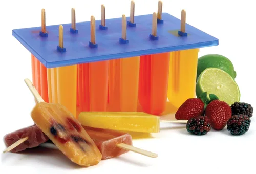 Vista 2 de Norpro Frozen - Contenedor para hacer paletas heladas con 24 palos de madera