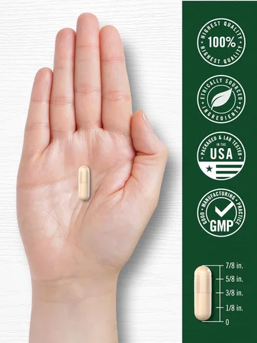 Vista 7 de Carlyle Camu Camu con vitamina C 150 cápsulas Suplemento de extracto de hierbas Myrciaria Dubia Sin OMG y sin gluten