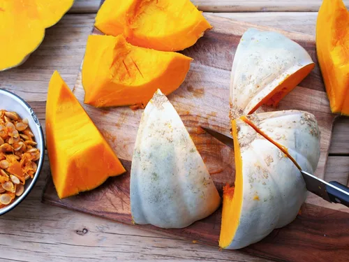 Vista 4 de TomorrowSeeds - Jarrahdale Blue Pumpkin Seeds - 1/2 Pound ~ 1100+ Count - for 2026 Planting Winter Squash Jarradale Queensland Cinderella Fairytale