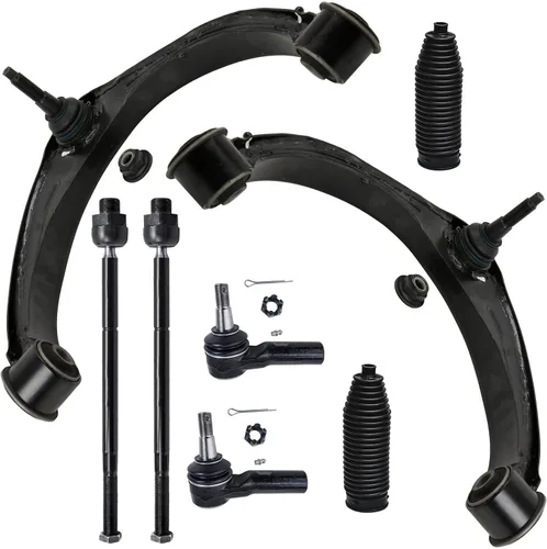 Vista 263 de Detroit Axle - Kit de brazos de control delanteros de 8 piezas para Toyota Sienna 2004-2010, 2 brazos de control inferiores con rótulas, 4 barras