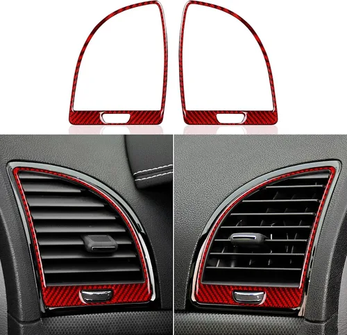 Vista 20 de Adhesivos de salida de aire A/C de coche para 2015-2023 Chrysler 300 / 300C / 300S / Limited/Touring Accesorios Adhesivos de interior de fibra