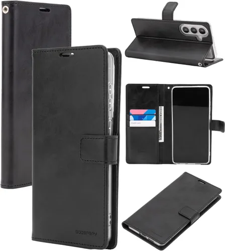 Vista 17 de GOOSPERY Bluemoon - Cartera compatible con iPhone 13 Pro Max, funda de piel sintética de alta calidad, soporte para tarjeta con tapa para teléfono