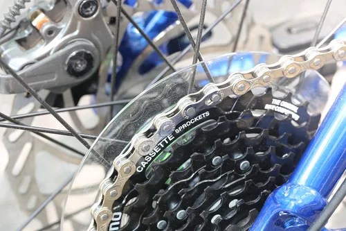 Vista 4 de Zonkie - Cadena de bicicleta de 6/7/8 velocidades de 1/2 x 3/32 pulgadas, 116 eslabones