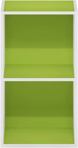 Vista 225 de Furinno - Estantería de cubos de 5 niveles serie Luder para libros y almacenamiento, color negro