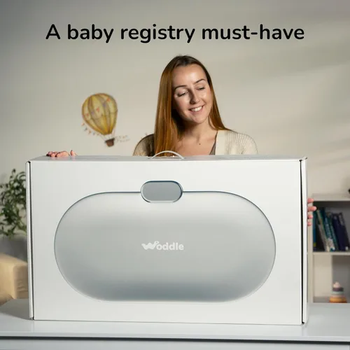 Vista 7 de Woddle Cojín inteligente multifuncional para cambio de bebé con báscula de grado médico para monitoreo crítico de peso + aplicación de IA, máquina