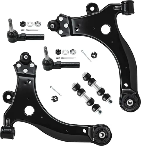 Vista 272 de Detroit Axle - Kit de extremo delantero RWD para Chrysler 300 Dodge Charge Challenger 2011-2019, 2 brazos de control inferiores traseros 2 rótulas