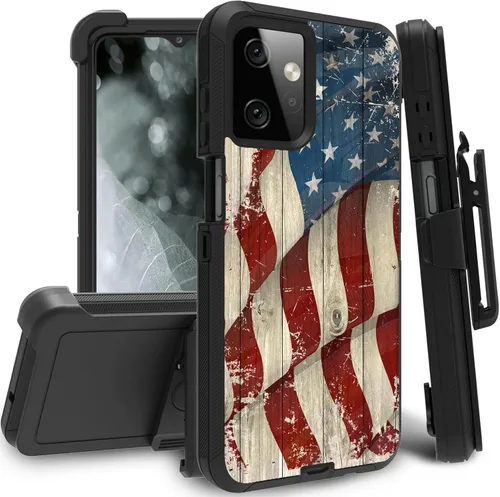 Vista 72 de Funda para Motorola Edge 2021 / Moto Edge 5G UW, protección resistente de 3 capas híbridas a prueba de golpes con funda de clip para cinturón