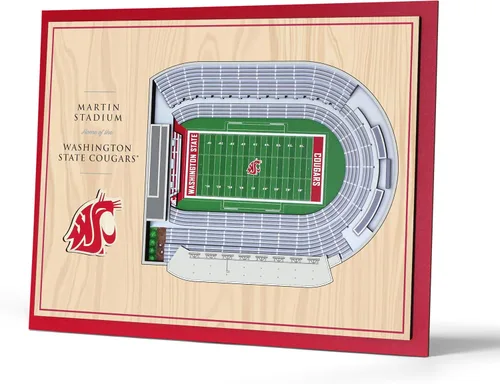 Vista 32 de YouTheFan NCAA Florida Gators Arte de Pared 3D StadiumView de 5 Capas - Estadio Ben Hill Griffin, 13.00" x 17.00