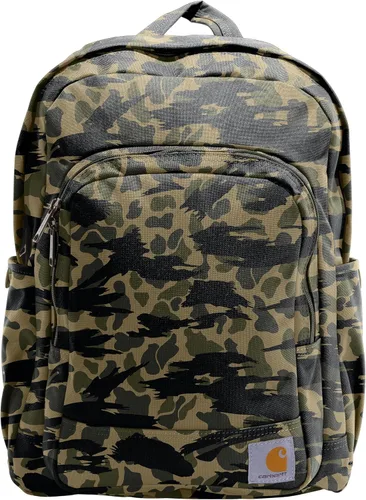 Vista 10 de Carhartt Mochila clásica para laptop de 25 L, duradera y resistente al agua con funda para laptop de 15 pulgadas y múltiples compartimentos Negro