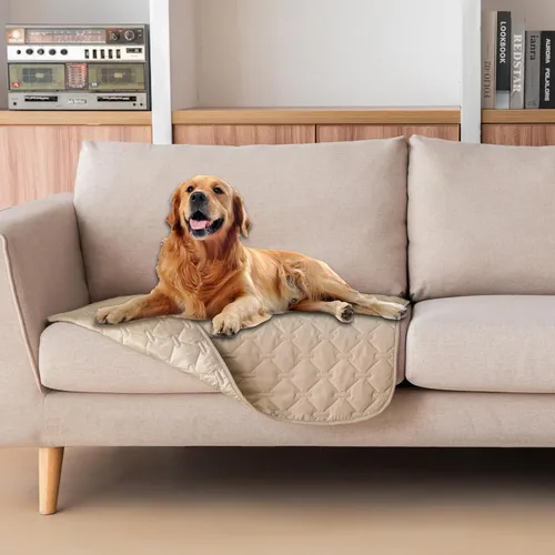 Vista 80 de gogobunny - Manta para perros y gatos 100% impermeable y de doble cara, funda suave para cama de mascotas, reversible, protege muebles, carbón