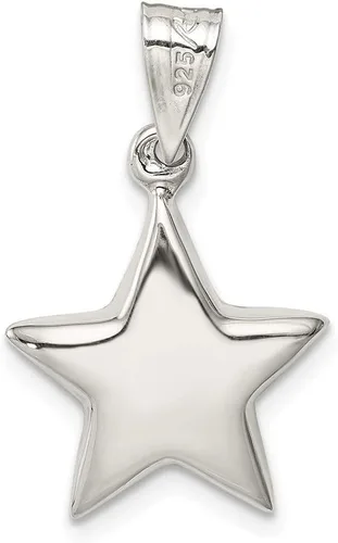 Vista 4 de Sonia Jewels Colgante de plata de ley 925 con dije de estrella - 0.906 in x 0.630 in, Metal
