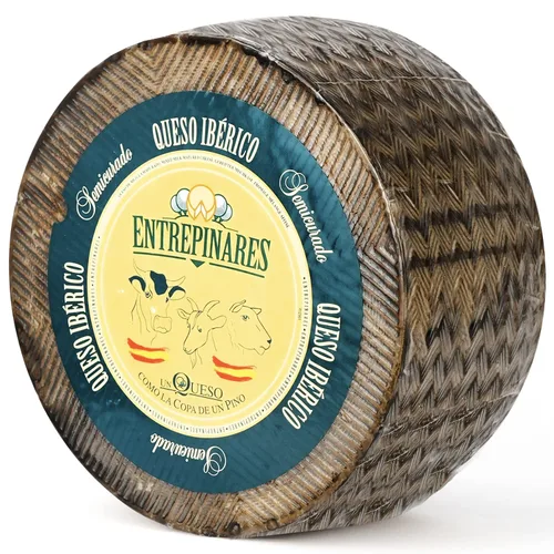 Vista 2 de Queso Ibérico Criado 3 Meses - 1 lb / 454 g - GARANTIZADO POR LA NOCHE