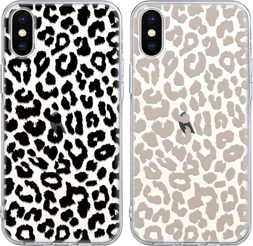 Vista 69 de Paquete de 2 fundas de teléfono con bonito estampado de guepardo para iPhone 7/8/SE 2020 / SE 2022 de 4.7 pulgadas, diseño de leopardo de lujo