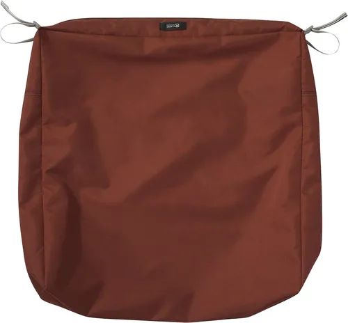 Vista 17 de Classic Accessories Ravenna - Funda de cojín cuadrada resistente al agua de 25 x 25 x 5 pulgadas, para asiento de exterior, funda de cojín