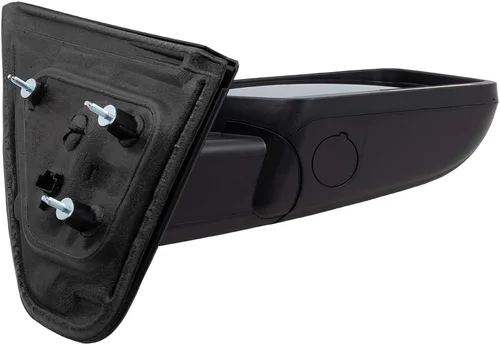 Vista 4 de Brock Aftermarket - Espejo retrovisor derecho derecho cromado con señal de calor, reflector, plegable, manual, compatible con Ford F-150 2009-2014