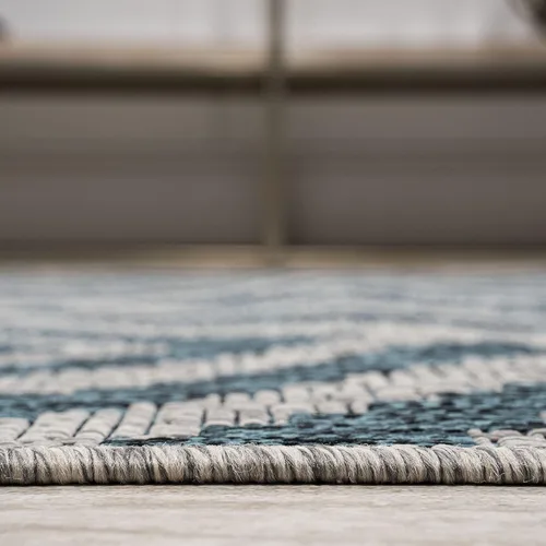 Vista 7 de JONATHAN Y SMB116A-28 Sintra Diamond Tribal - Alfombra de pasillo para interiores y exteriores, estilo bohemio, costero, fácil limpieza, dormitorio