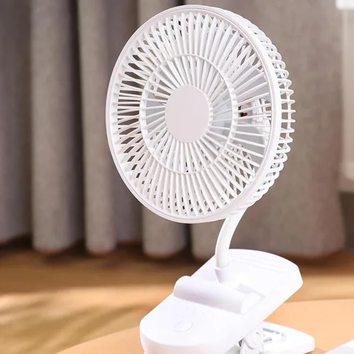 Vista 5 de Homyl Clip on Fan, 4 Speeds Small Fan with Strong, Clip & Desk Fan USB Plug in with Sturdy Clamp - Quiet Operation for Office Dorm Bedroom Stroller