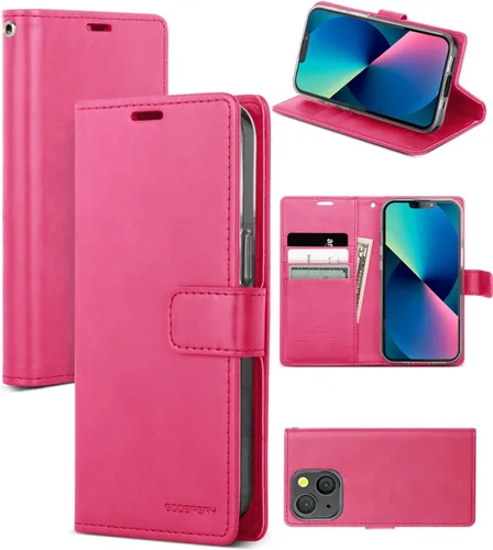 Vista 38 de GOOSPERY Bluemoon - Cartera compatible con iPhone 13 Pro Max, funda de piel sintética de alta calidad, soporte para tarjeta con tapa para teléfono