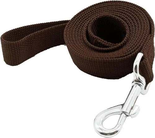 Vista 12 de Correa de entrenamiento de nailon para perros, cuerda de tracción, 4/5/6 pies de largo, 3/4 pulgadas 1 pulgada de ancho, para perros pequeños y Negro