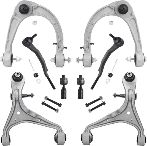 Vista 206 de Detroit Axle - Kit de brazos de control delanteros de 8 piezas para Toyota Sienna 2004-2010, 2 brazos de control inferiores con rótulas, 4 barras