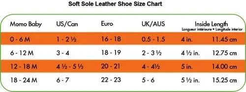 Vista 4 de Momo Baby Zapatos de piel con suela suave para niños