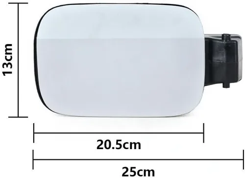 Vista 2 de Tapa Tapa de tanque de gas Tapa de llenado de combustible para VW Passat 2012 2013 2014 2015 2016 2017 2018 pintado blanco