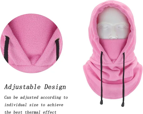 Vista 2 de Balaclava Face Mask for Cold Weather - Windproof Ski Mask - Thermal Heavyweight Head Hood for Men and Women