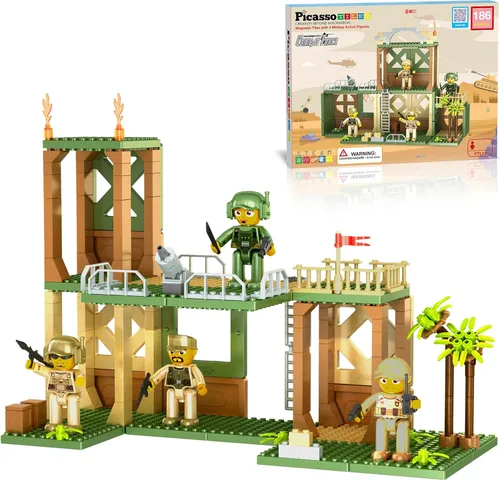 Vista 14 de PicassoTiles Ladrillos Magnéticos de Construcción STEM, Juego de Azulejos Magnéticos Creativos, Juego de Construcción de Ladrillos, Juguete