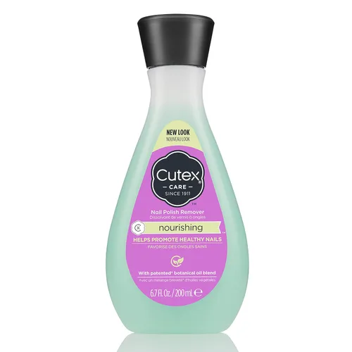Cutex Removedor de esmalte de uñas nutritivo, deja las uñas de las manos y las uñas de los pies con un aspecto saludable, contiene vitamina E, 6.7