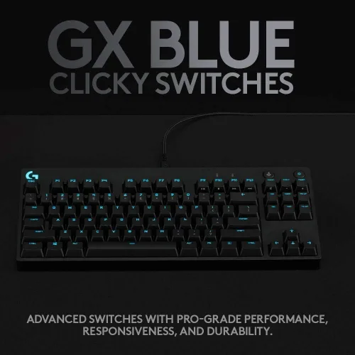 Vista 3 de Logitech G PRO - Teclado mecánico para videojuegos y Logitech G502 Hero - Mouse de alto rendimiento para juegos - Paquete