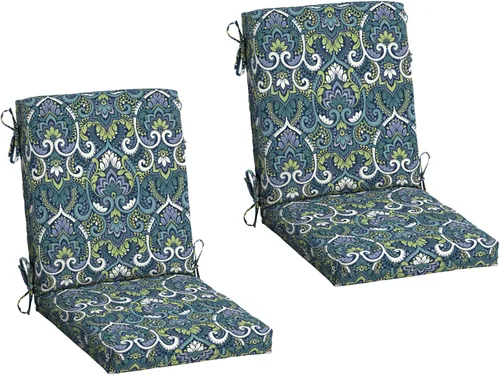 Vista 51 de Arden - Cojín para silla de comedor al aire libre, 20 x 20 pulgadas, resistente a la lluvia y a la decoloración, Salome Tropical