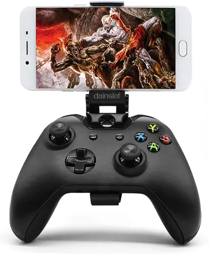 Vista 2 de dainslef Soporte para teléfono con controlador Xbox clip de juego móvil para Xbox One abrazadera plegable para Xbox OneOne SSteelseries Nimbus Duo