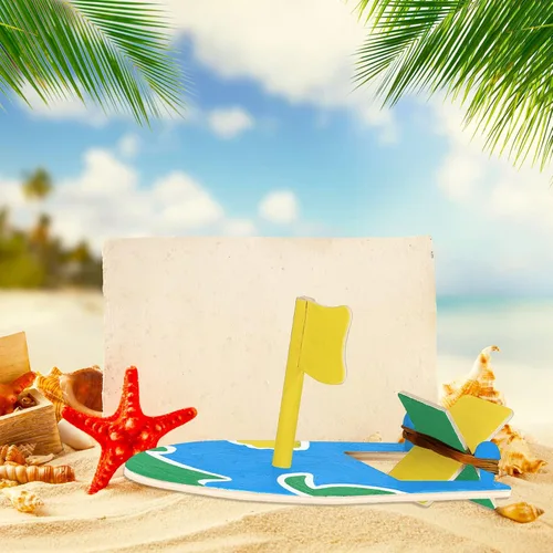 Vista 6 de Deekin 100 piezas de barcos de madera para manualidades, kit de manualidades a granel, banda de goma, barco, construir un barco, mini velero, kit