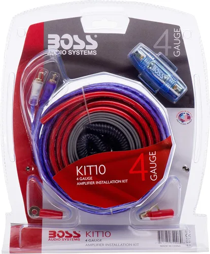 Vista 11 de BOSS Audio Systems BP8K - Kit de cableado de instalación de amplificador de coche de calibre 8: un kit de cables para amplificador de automóvil te