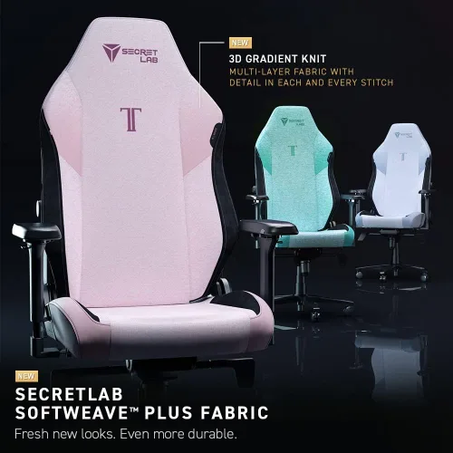 Vista 8 de Silla de juegos Secretlab Titan Evo Artic White - Silla de computadora ergonómica y cómoda con reclinación, con apoyabrazos 4D, almohada magnética