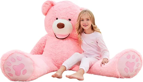 Vista 10 de IKASA - Peluche gigante, oso de peluche gigante Marrón