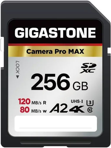 Vista 8 de 【5 años de recuperación de datos】GIGASTONE Tarjeta SD de 128 GB, 4K Camera Pro, Tarjeta de memoria SDXC A1 V30 compatible con video 4K UHD