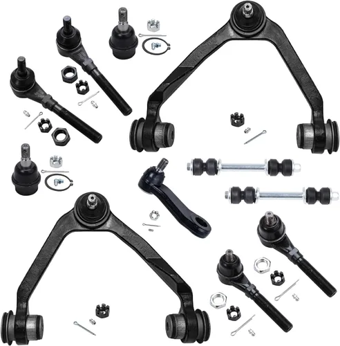 Vista 276 de Detroit Axle - Kit de suspensión delantera de 10 piezas para Hyundai Accent 2006-2011, 2 brazos de control inferiores, 4 barras de acoplamiento