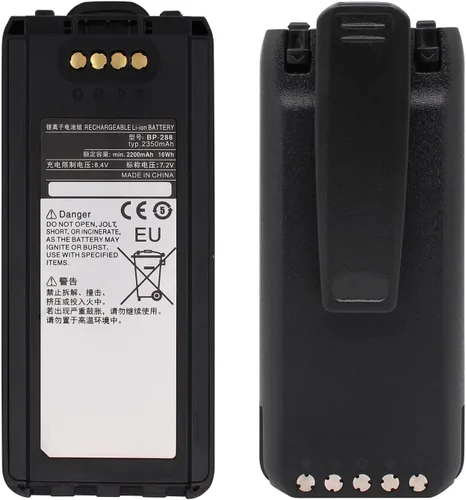 Vista 2 de Accessoryway BP-288 7.2V 2350mAh batería de iones de litio compatible con ICOM A25 C-A25 IC-A25N IC-A25NE IC-A25CE Aviation Radios Batería