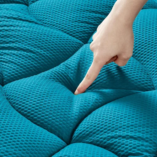 Vista 12 de SLEEP ZONE Cubrecolchón refrescante tamaño Twin para cama individual, funda de colchón fresca zonificada de primera calidad, protector de colchón