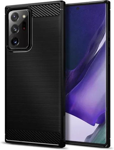 Vista 13 de Funda Qiinogow compatible con Samsung Galaxy A23 4G/5G, cubierta delgada para teléfono con absorción de golpes, funda protectora de fibra de carbono