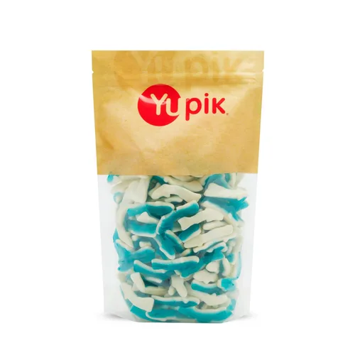 Vista 11 de Yupik Caramelos de cereza agria, 2.2 lb (35.2 oz), paquete de 6, bolas con sabor a cereza, dulces y ácidos, gomitas rojas masticables, dulces