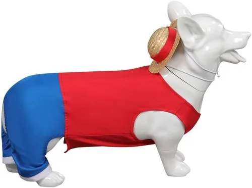 Vista 5 de Disfraz de perro divertido para mascotas, disfraz de cosplay para Halloween