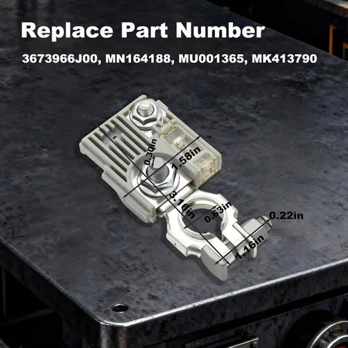 Vista 3 de Fusible de batería de 120 amperios con terminal de batería positivo compatible con Mitsubishi Outlander Endeavor Eclipse Galant Suzuki Grand Vitara