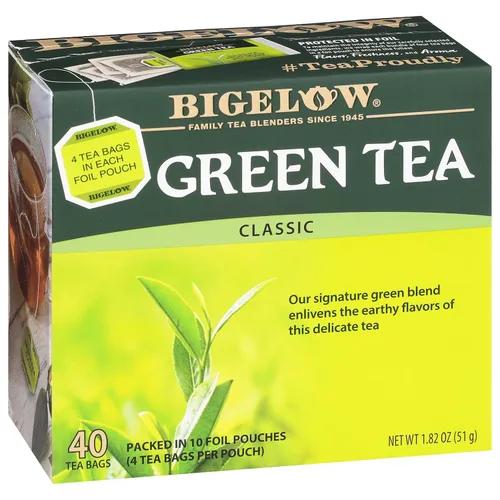 Vista 31 de Bolsas de té verde descafeinado con té de limón Bigelow, caja de 20 unidades (paquete de 6), 120 bolsas de té en total