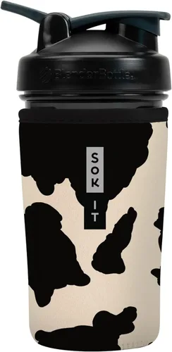 Vista 55 de Funda aislante de neopreno para botella mezcladora de proteínas Sok It BotlSok (Jardín inglés de picnic, se ajusta a botella mezcladora de 28 oz)